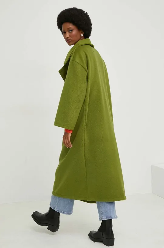 Vlnený kabát Answear Lab  95% Polyester, 5% Vlna