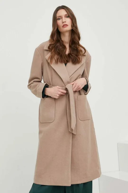 beige Answear Lab cappotto in lana Donna