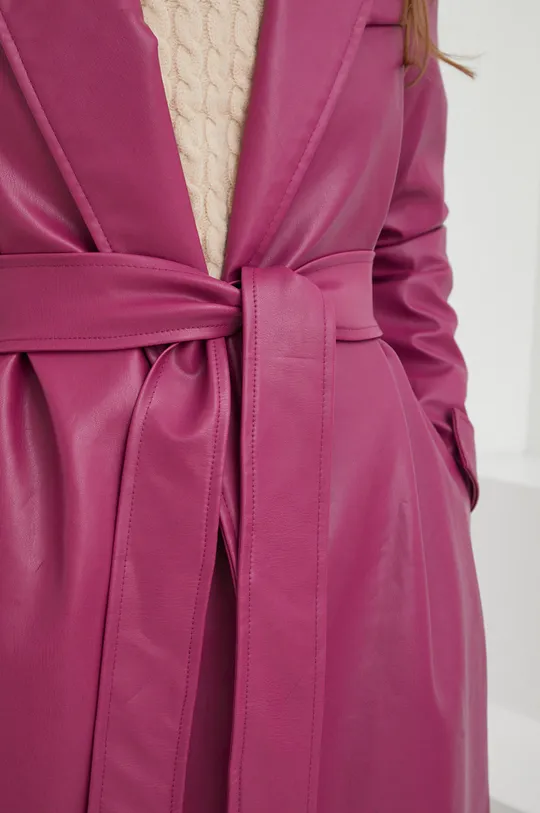 ružová Kabát Answear Lab X limitovaná kolekcia SISTERHOOD
