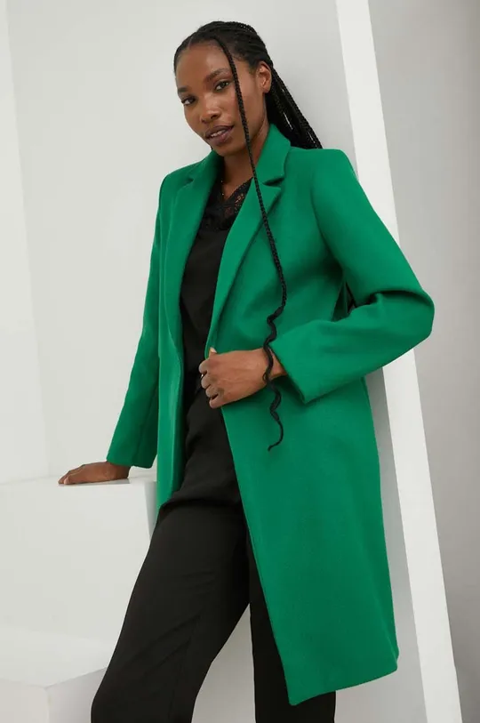 Παλτό Answear Lab πράσινο