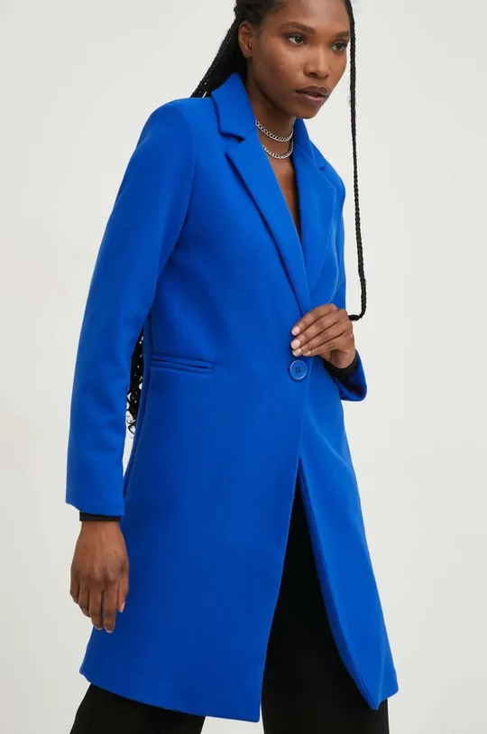 niebieski Answear Lab płaszcz Damski