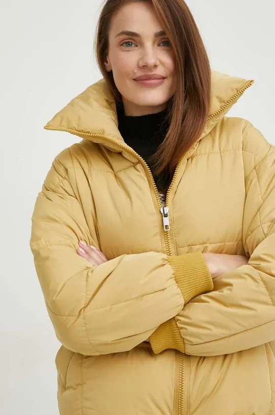 sárga Answear Lab rövid kabát
