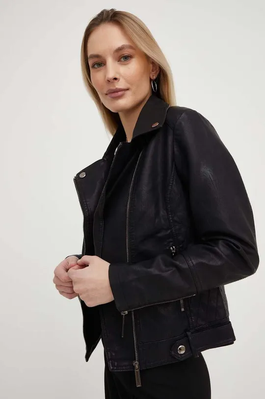 črna Biker jakna Answear Lab Ženski