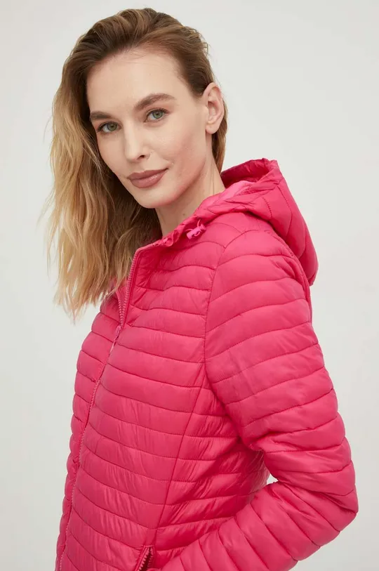 rózsaszín Answear Lab rövid kabát
