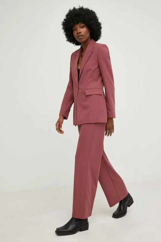 ροζ Σακάκι και παντελόνι Answear Lab Γυναικεία