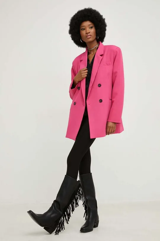 ροζ Σακάκι Answear Lab X limited collection SISTERHOOD Γυναικεία