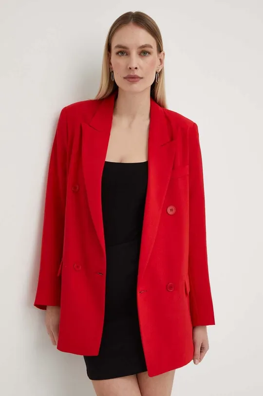 κόκκινο Σακάκι Answear Lab Γυναικεία