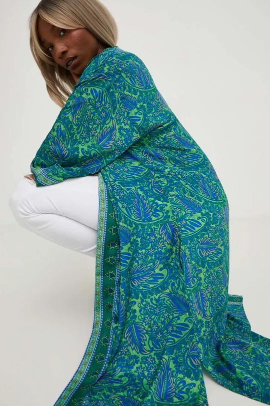 Answear Lab kimono X kolekcja limitowana BE SHERO zielony