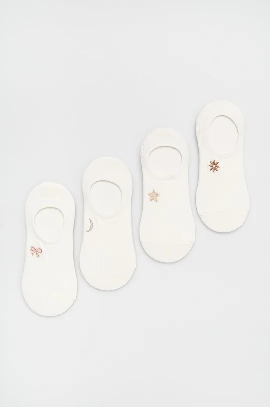 λευκό Μικρές κάλτσες Answear Lab 4-pack Γυναικεία