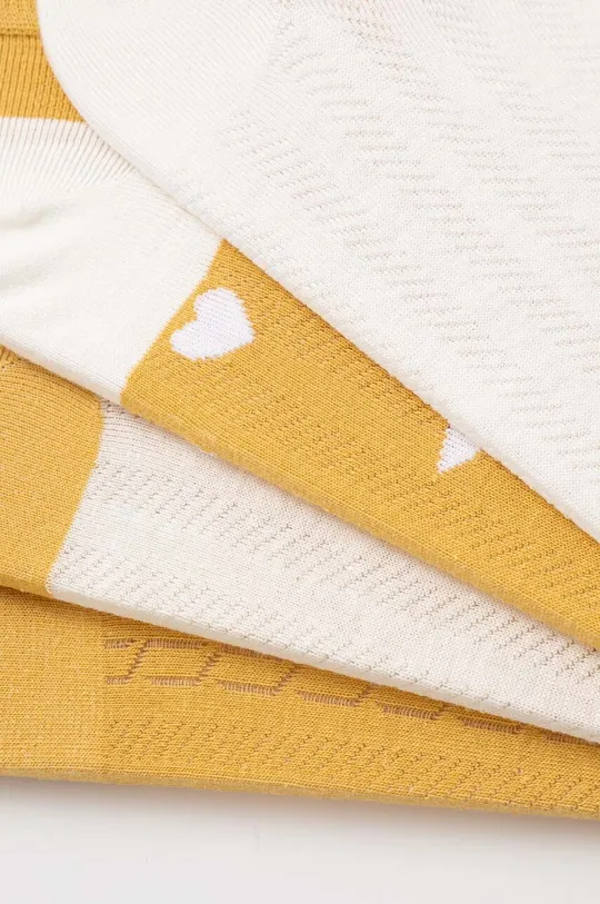 Шкарпетки Answear Lab 4-pack жовтий