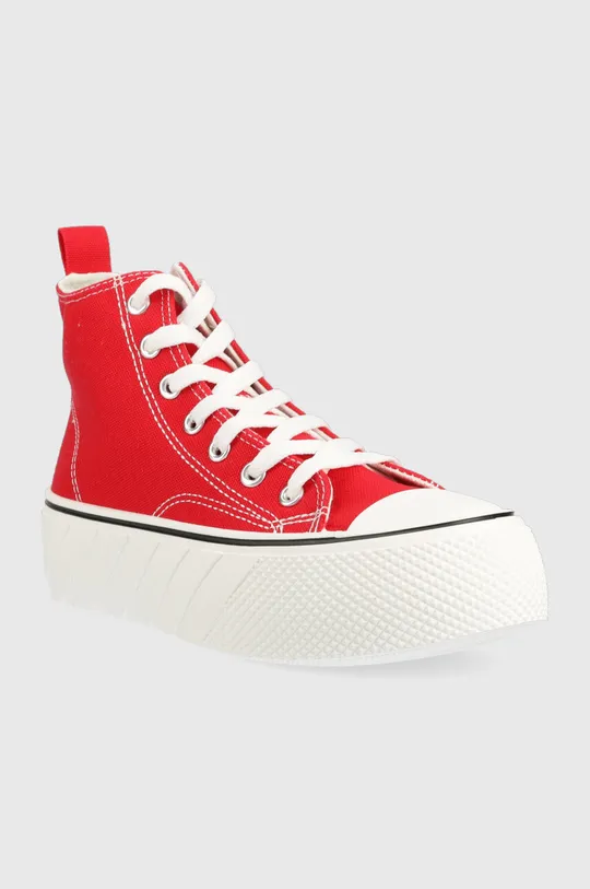 Πάνινα παπούτσια Answear Lab κόκκινο