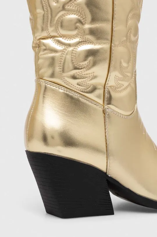 χρυσαφί Καουμπόικες μπότες Answear Lab X limited collection BE SHERO