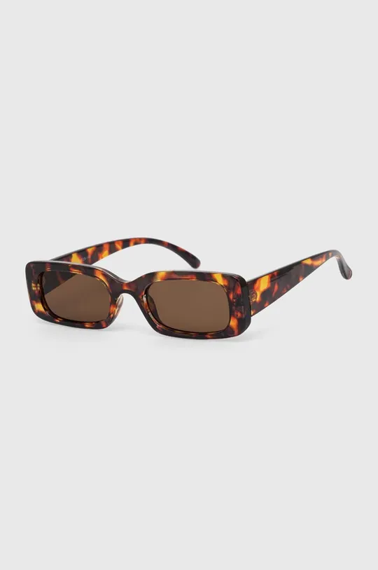 Answear Lab okulary przeciwsłoneczne X kolekcja limitowana BE SHERO brązowy