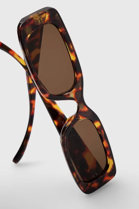 brązowy Answear Lab okulary przeciwsłoneczne X kolekcja limitowana BE SHERO