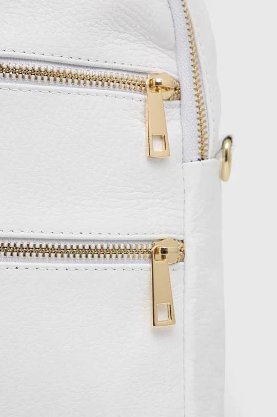biały Answear Lab plecak skórzany X kolekcja limitowana BE SHERO