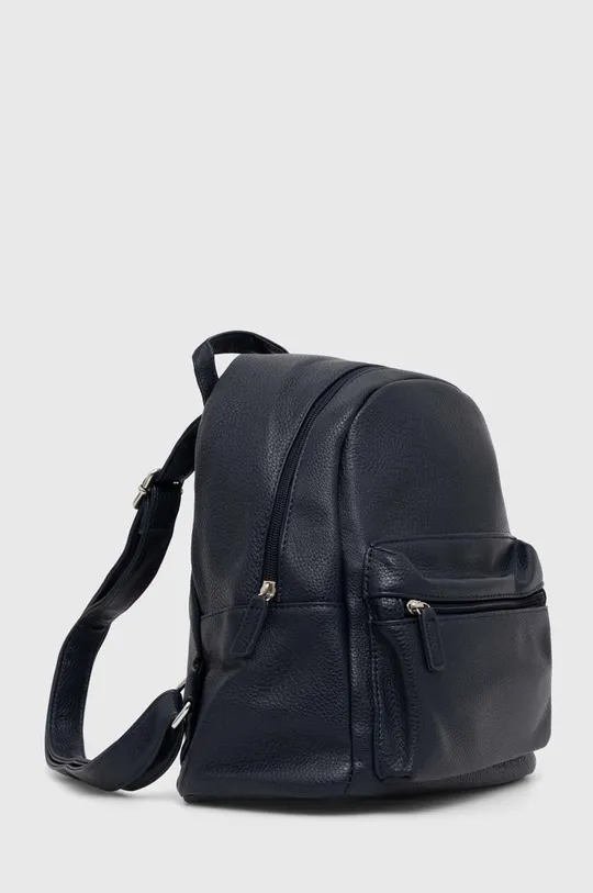 Кожаный рюкзак Answear Lab тёмно-синий
