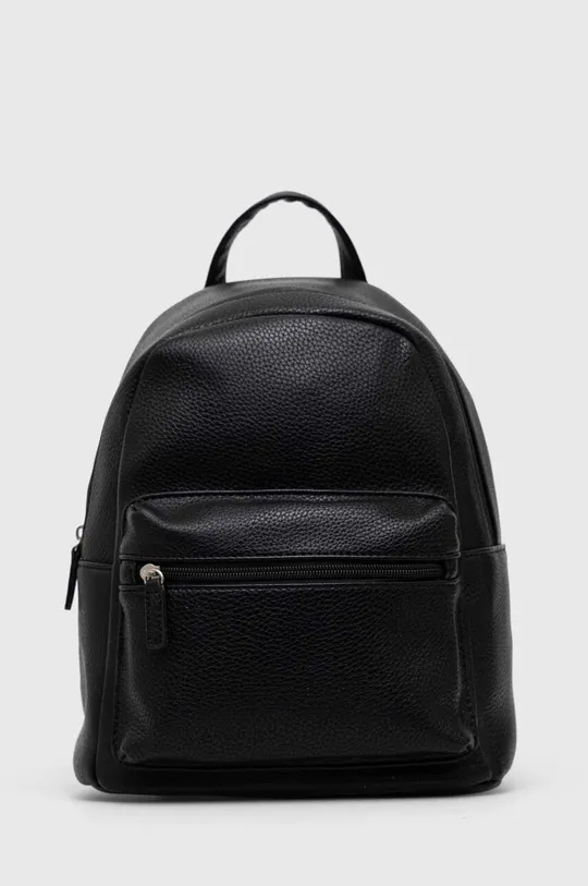 čierna Kožený ruksak Answear Lab Dámsky