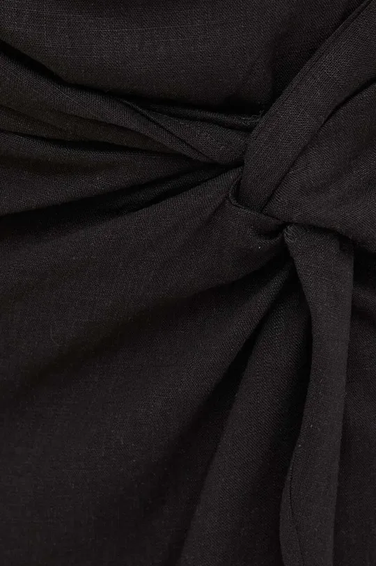 μαύρο Λινή φούστα Answear Lab