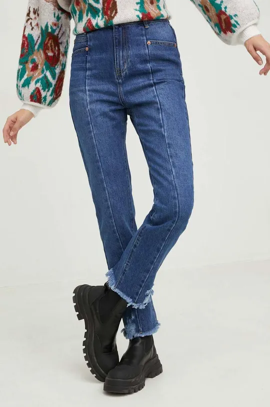niebieski Answear Lab jeansy Damski