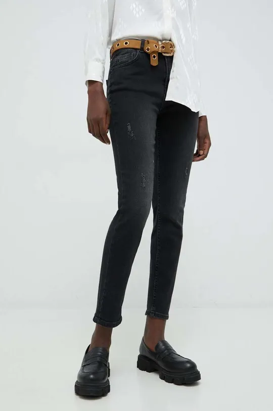 czarny Answear Lab jeansy Damski