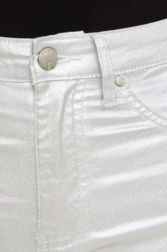 srebrny Answear Lab jeansy X kolekcja limitowana SISTERHOOD