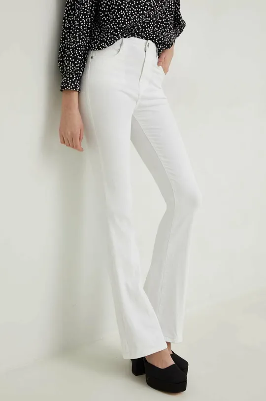 λευκό Τζιν παντελόνι Answear Lab PREMIUM JEANS Γυναικεία