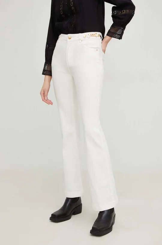 biały Answear Lab jeansy PREMIUM JEANS Damski