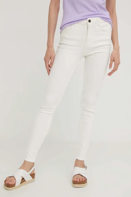 λευκό Τζιν παντελόνι Answear Lab Γυναικεία