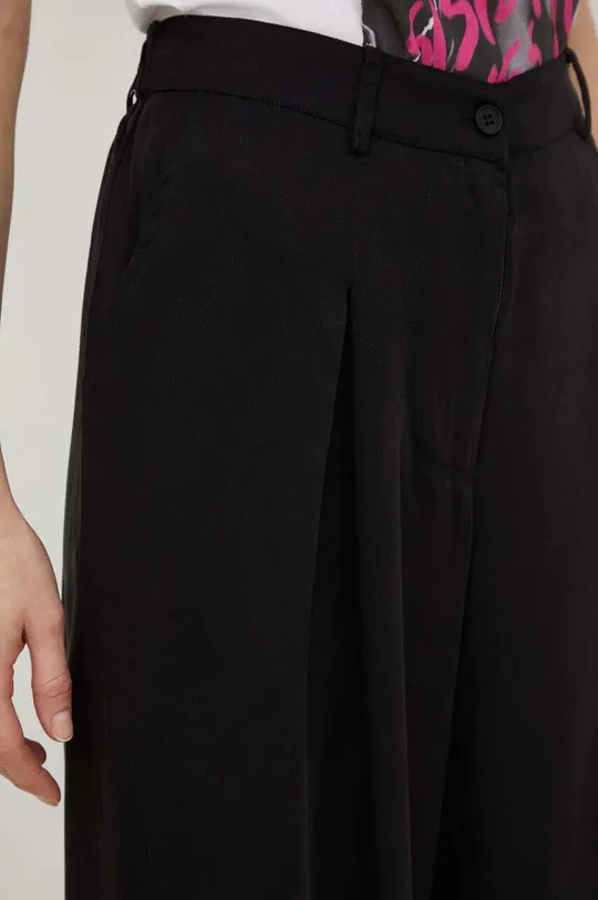 μαύρο Παντελόνι Answear Lab SUSTAINABLE  X limited collection SISTERHOOD