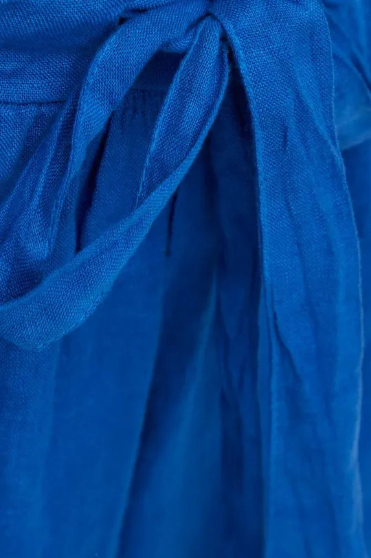 μπλε Λινό παντελόνι Answear Lab