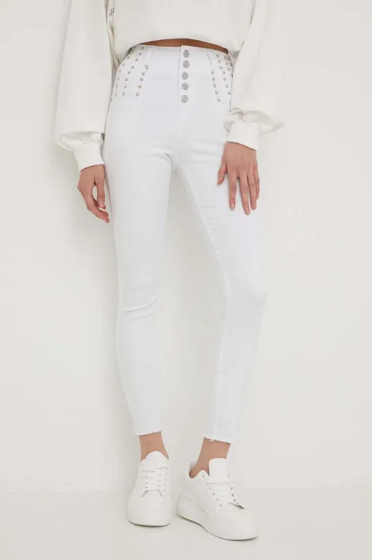 λευκό Παντελόνι Answear Lab Γυναικεία
