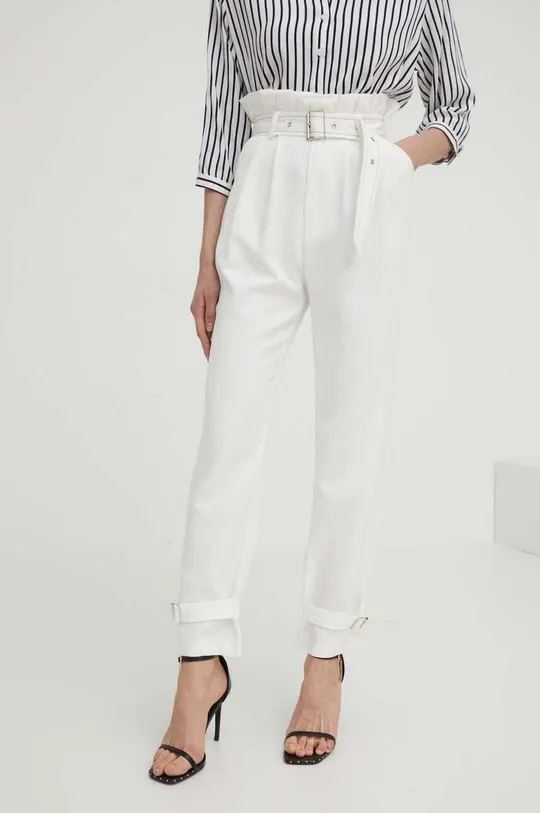biały Answear Lab spodnie Damski