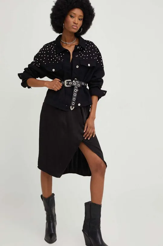 Φόρεμα Answear Lab X limited collection SISTERHOOD μαύρο
