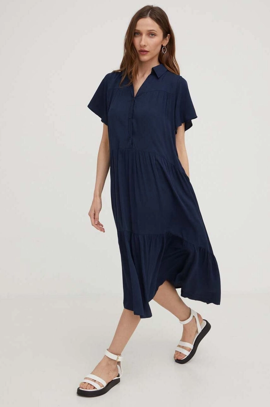 Answear Lab rochie QED2787008.db bleumarin WW23