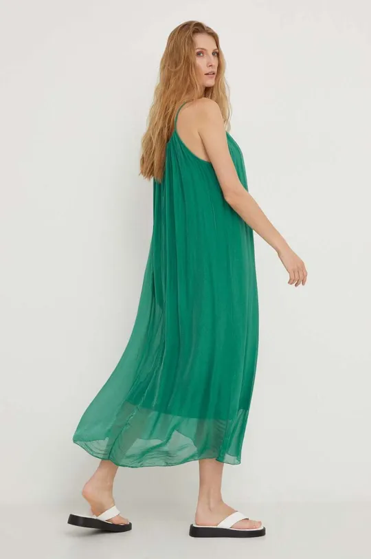 Φόρεμα με μετάξι Answear Lab X limited collection BE SHERO  70% Βισκόζη, 30% Μετάξι