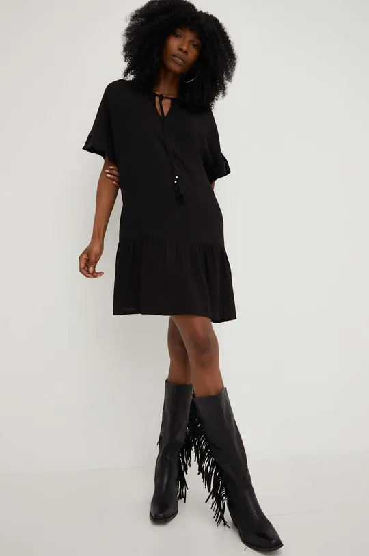 fekete Answear Lab ruha Női