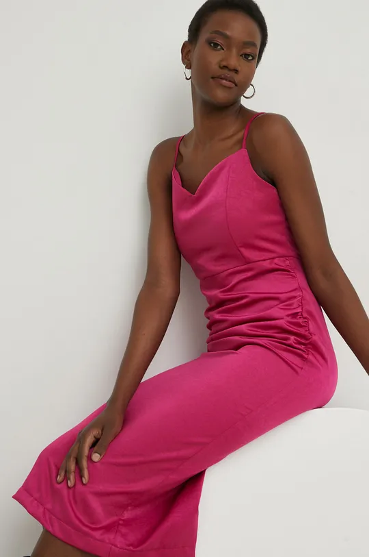 рожевий Сукня Answear Lab X Лімітована колекція SISTERHOOD Жіночий