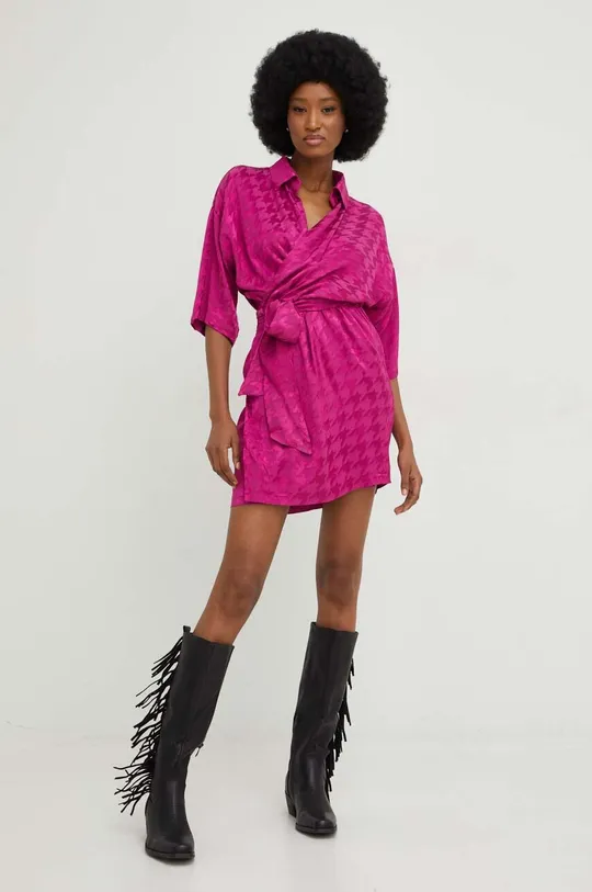 ροζ Φόρεμα Answear Lab X limited collection SISTERHOOD Γυναικεία
