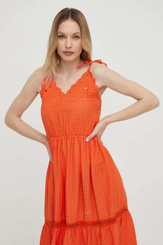 pomarańczowy Answear Lab sukienka