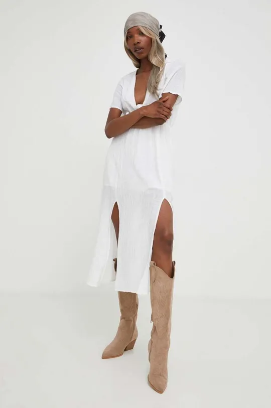 λευκό Φόρεμα Answear Lab X limited collection BE SHERO Γυναικεία