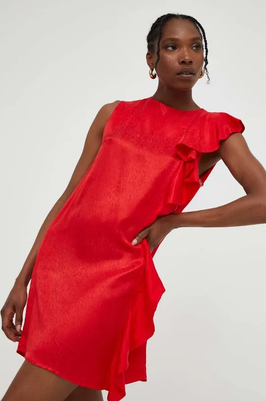 κόκκινο Φόρεμα Answear Lab GOLD LAB Γυναικεία