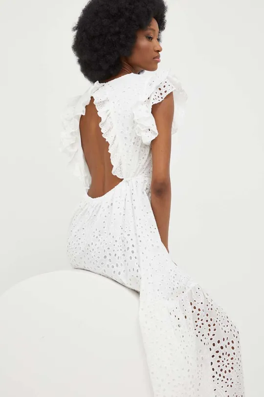 λευκό Βαμβακερό φόρεμα Answear Lab X limited collection BE SHERO Γυναικεία