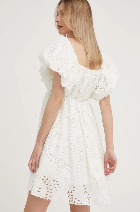 λευκό Βαμβακερό φόρεμα Answear Lab