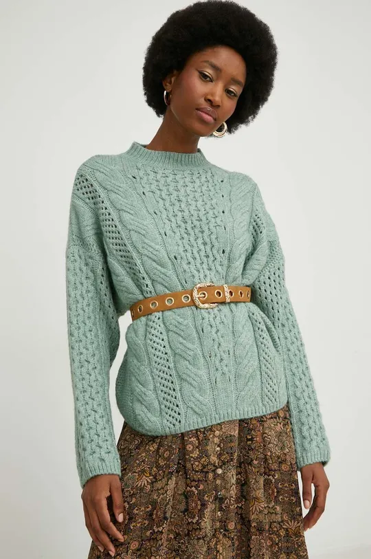 türkiz Answear Lab pulóver Női