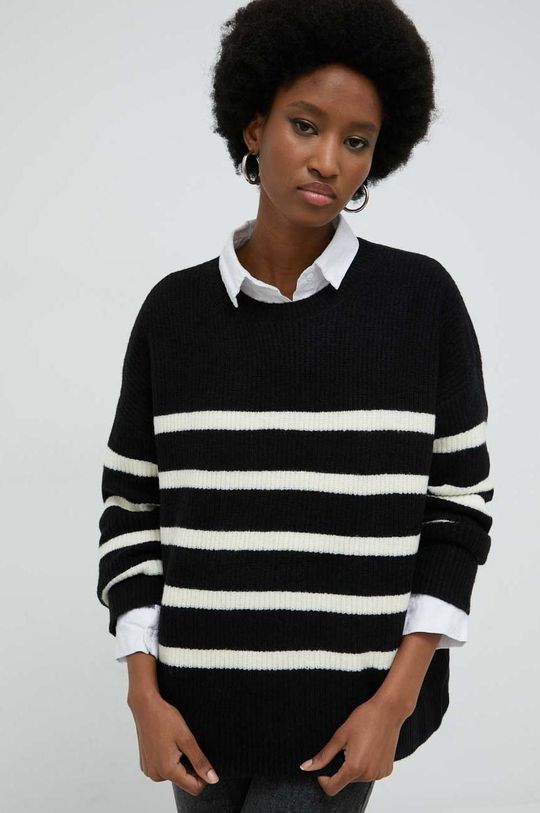 negru Answear Lab pulover de lana De femei