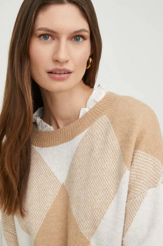 beżowy Answear Lab sweter
