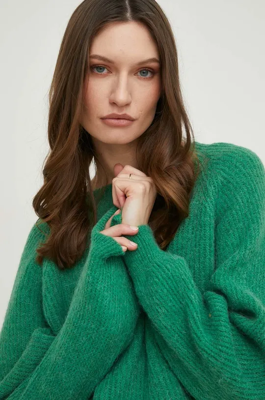 zelena Vuneni pulover Answear Lab
