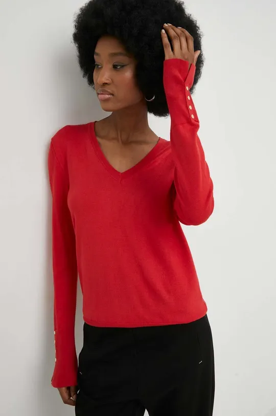 czerwony Answear Lab sweter