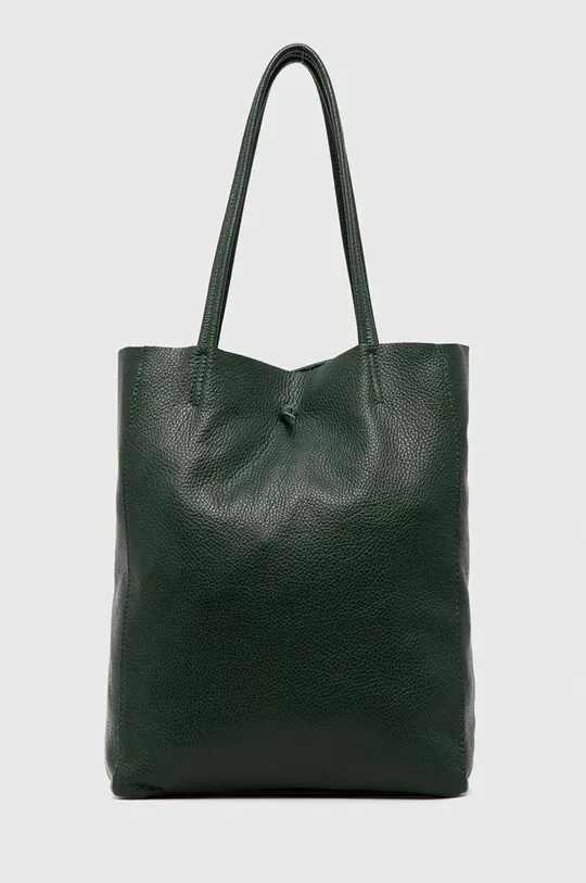 зелений Шкіряна сумочка Answear Lab Жіночий