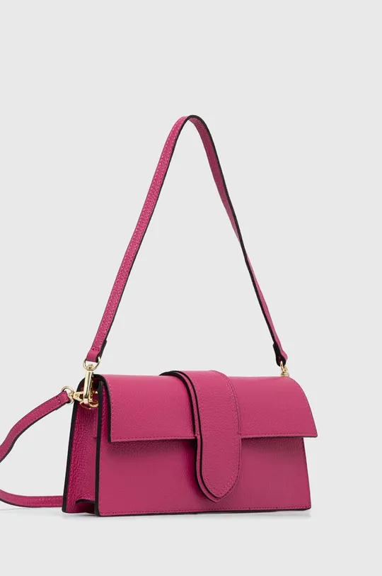 Δερμάτινη τσάντα Answear Lab  X limited collection SISTERHOOD ροζ